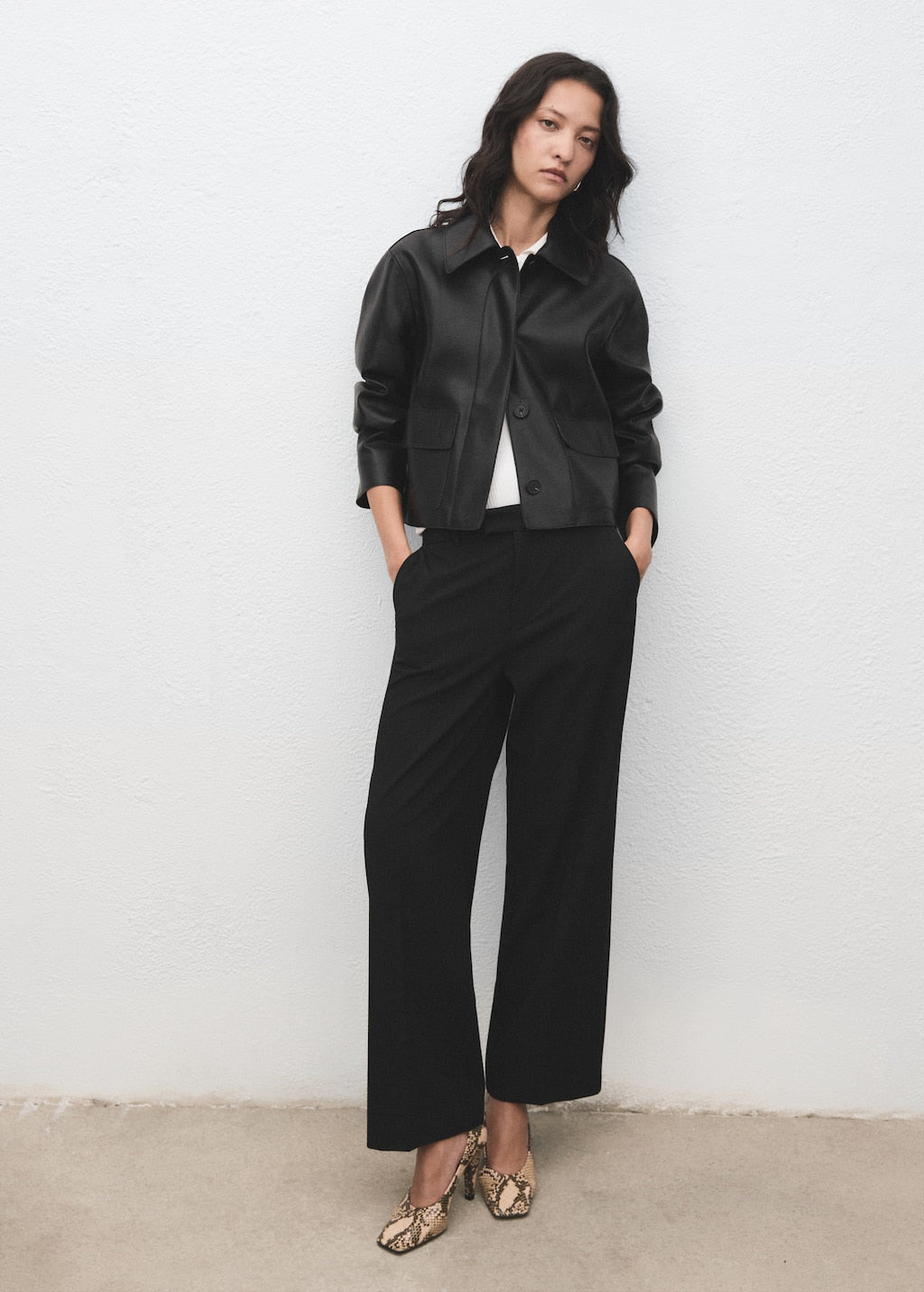MANGO PAU 17087128-99 MANGO WOMEN TROUSER