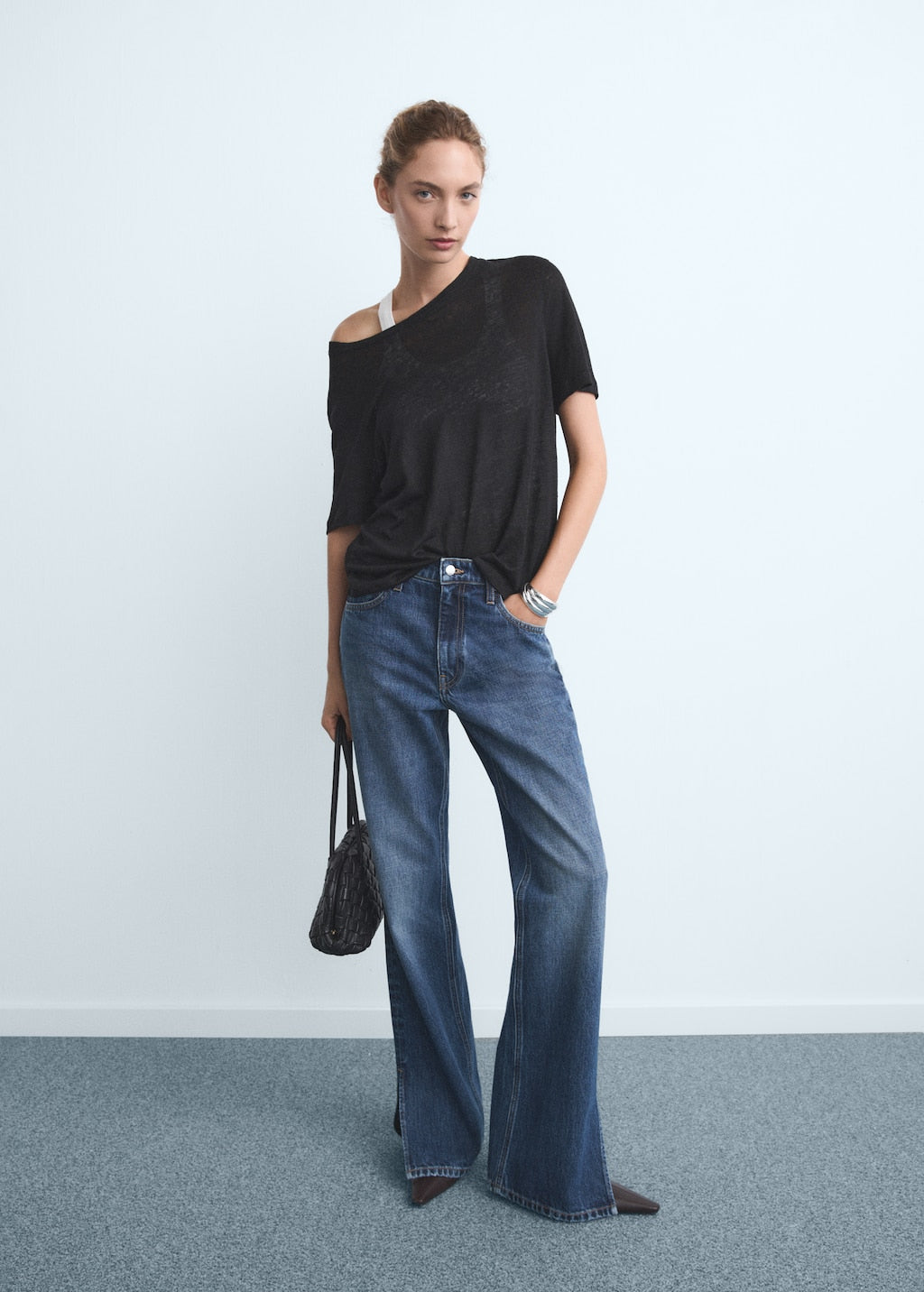 MANGO ANAIS 17087788-TO MANGO WOMEN DENIM JEANS