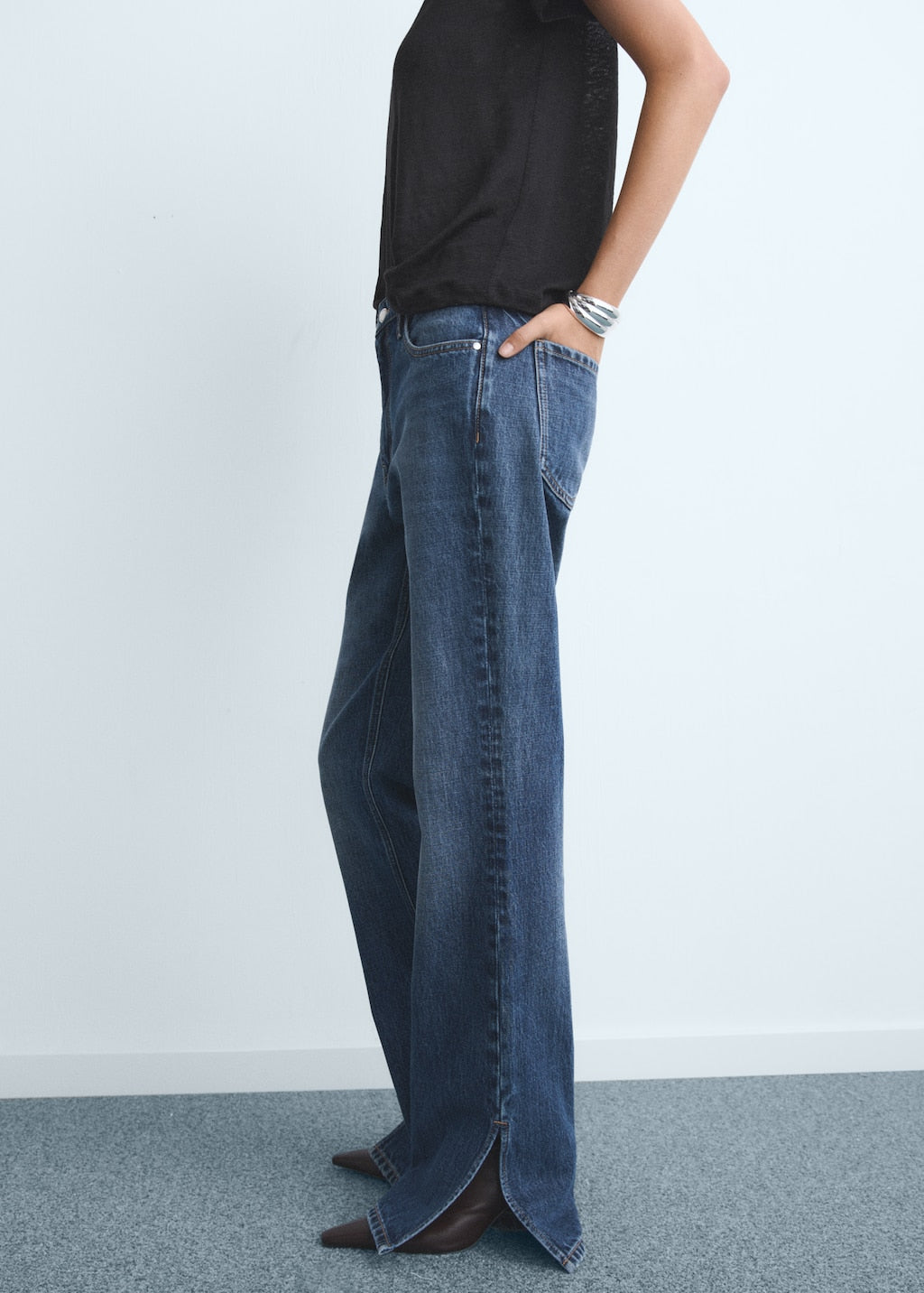 MANGO ANAIS 17087788-TO MANGO WOMEN DENIM JEANS