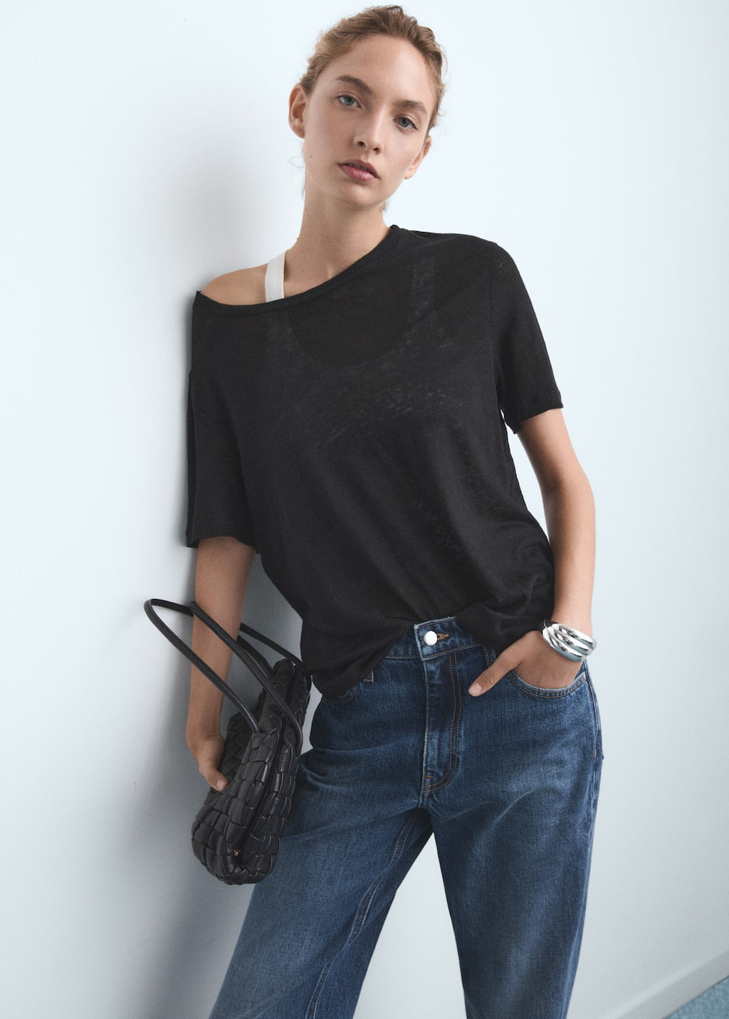 MANGO ANAIS 17087788-TO MANGO WOMEN DENIM JEANS