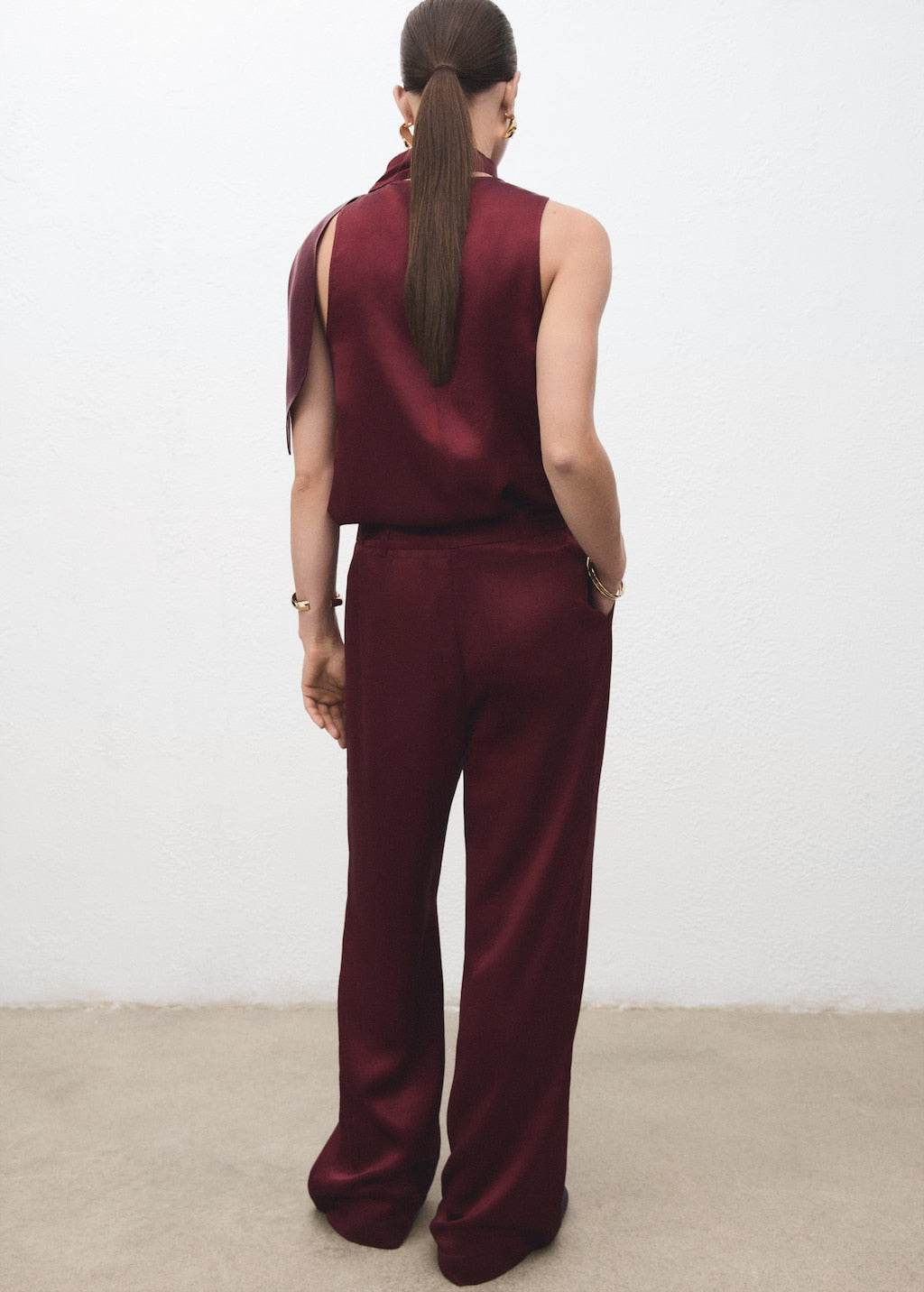 MANGO BRICK 17087806-79 MANGO WOMEN TROUSER