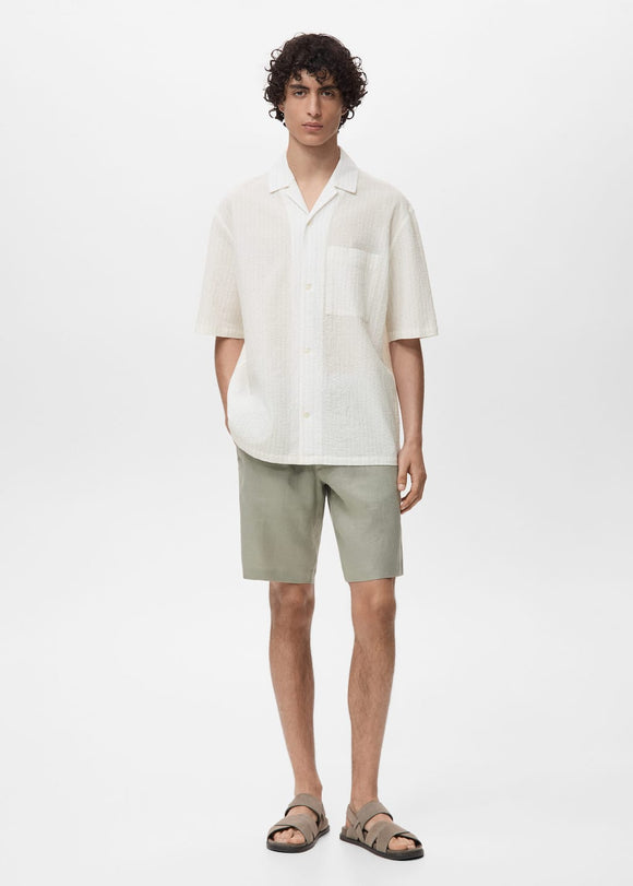 MANGO KISS 17091146-02 MANGO MAN SHIRT SHORT SLEEVE