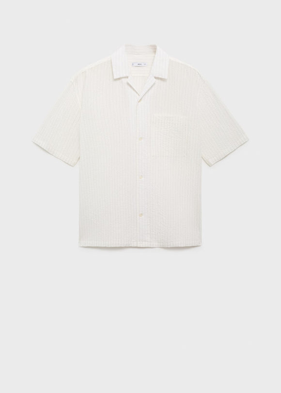 MANGO KISS 17091146-02 MANGO MAN SHIRT SHORT SLEEVE