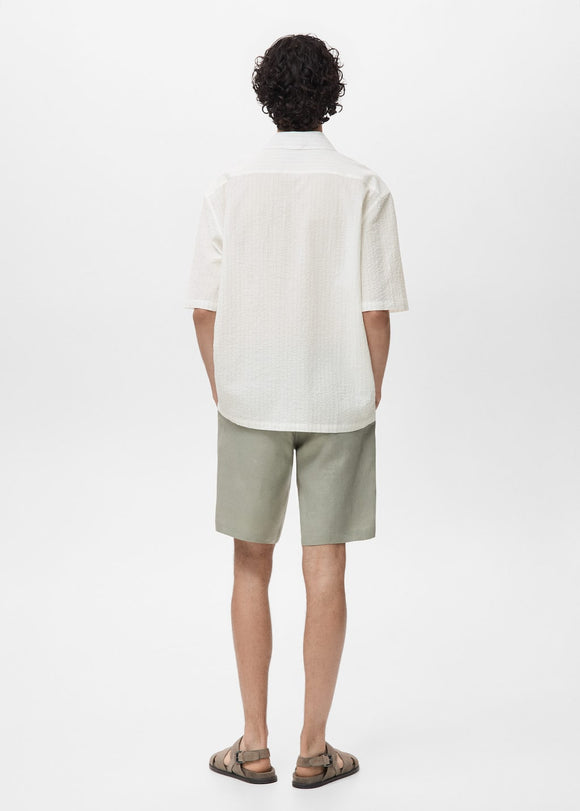 MANGO KISS 17091146-02 MANGO MAN SHIRT SHORT SLEEVE