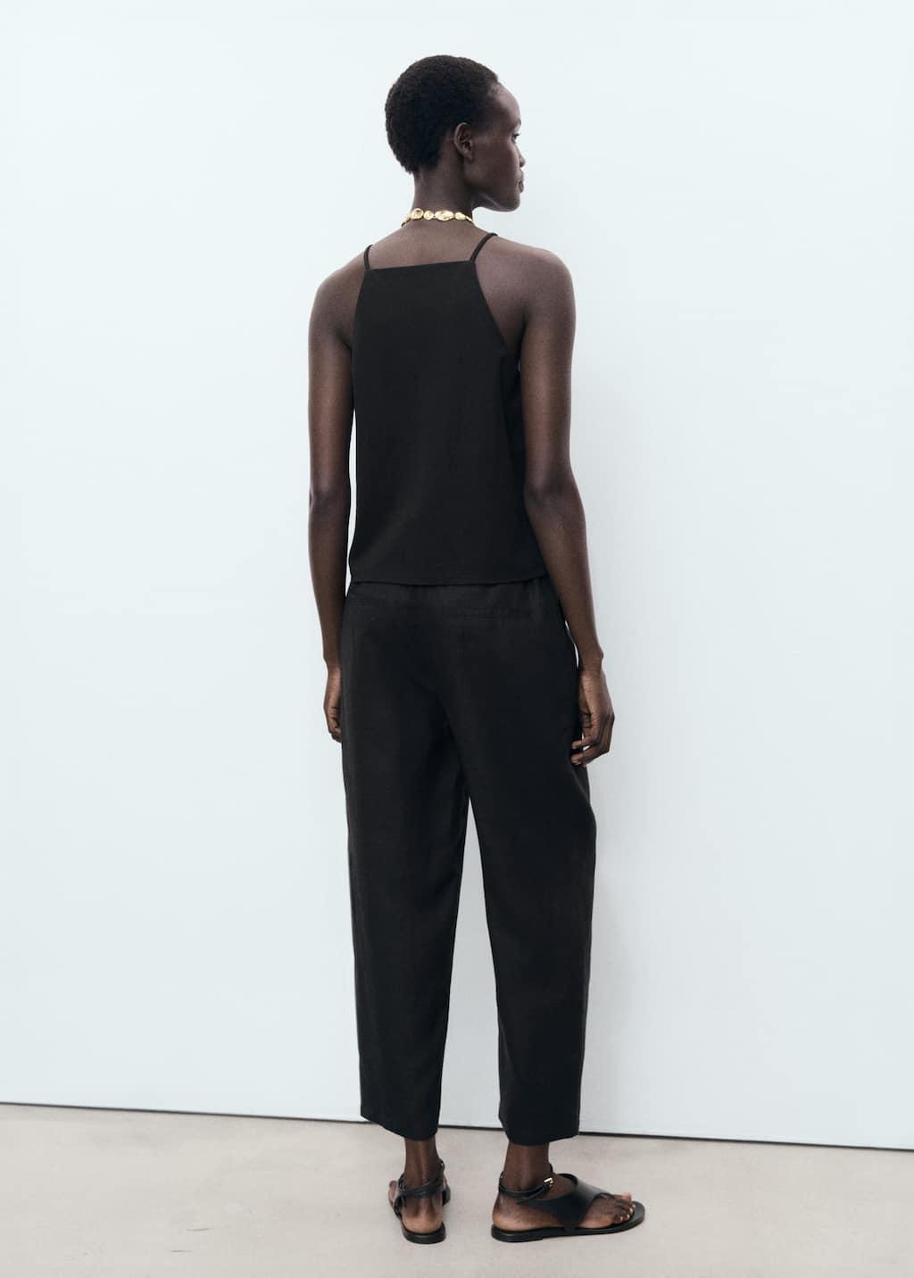 MANGO LINEN 17091162-99 MANGO WOMEN TROUSER