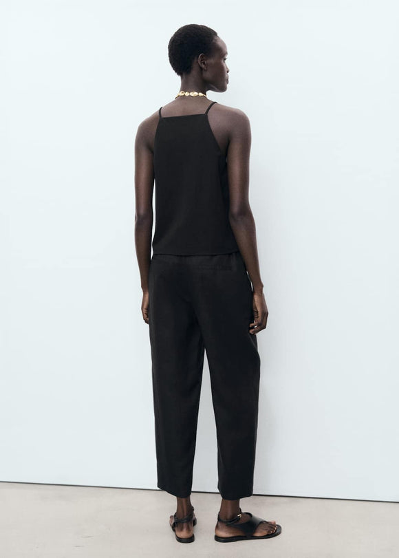 MANGO LINEN 17091162-99 MANGO WOMEN TROUSER