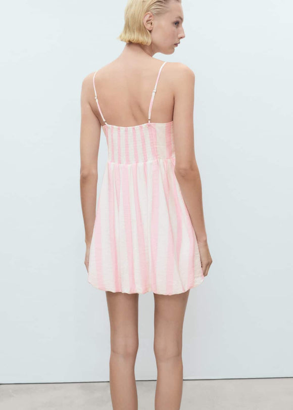 MANGO CUPCAKE 17091168-81 MANGO WOMEN DRESS KNEE LENGTH