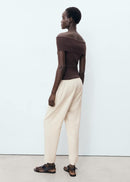 MANGO FLUIDO 17091171-08 MANGO WOMEN TROUSER-9