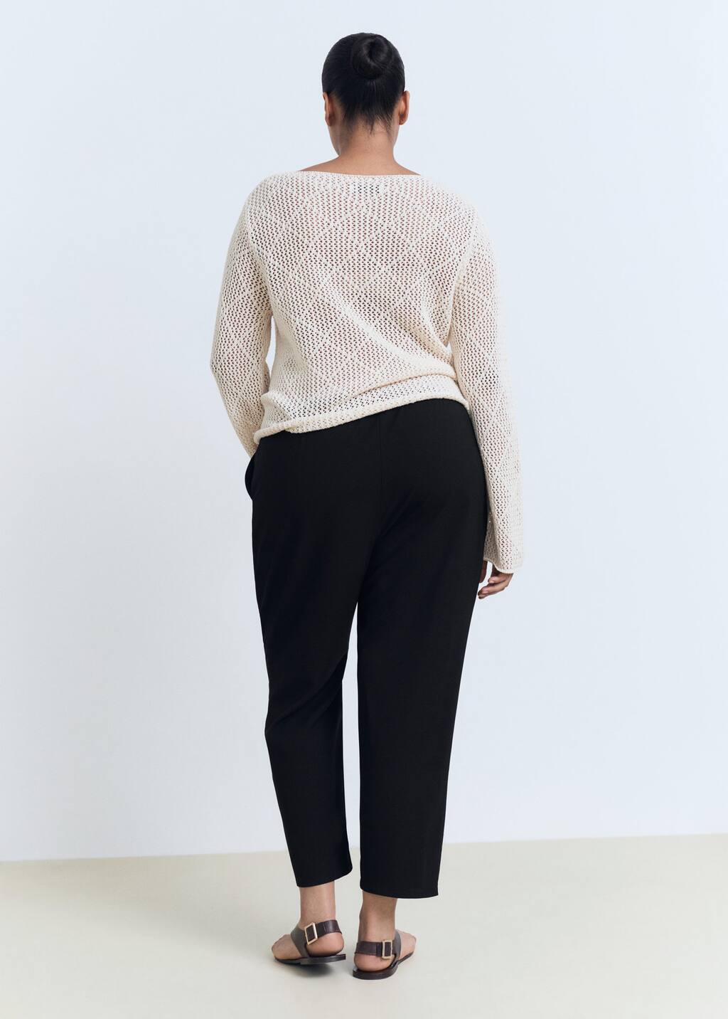 MANGO FLUIDO 17091171-99 MANGO WOMEN TROUSER