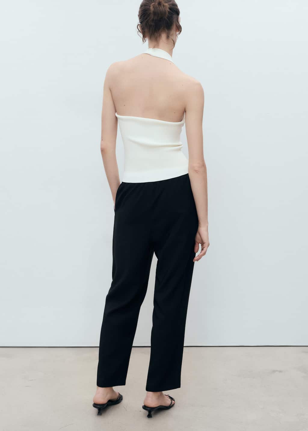 MANGO FLUIDO 17091171-99 MANGO WOMEN TROUSER