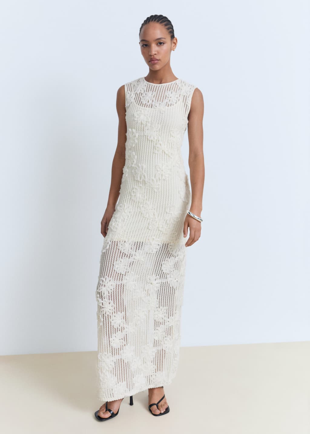 MANGO SPIKE 17091237-05 MANGO WOMEN DRESS FULL LENGTH