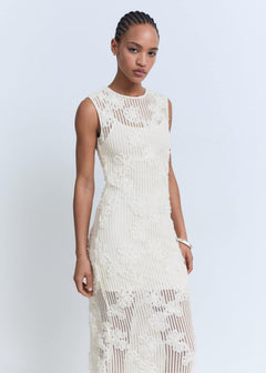 MANGO SPIKE 17091237-05 MANGO WOMEN DRESS FULL LENGTH