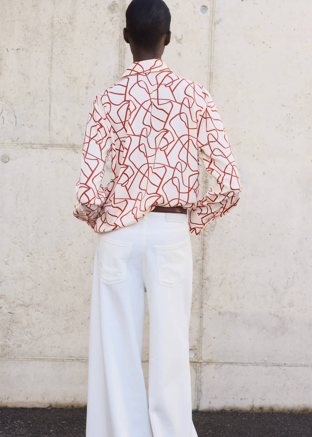 MANGO BASIC 17091255-79 MANGO WOMEN SHIRT LONG SLEEVE