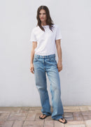 MANGO CHALS 17091515-01 MANGO WOMEN T-SHIRT SHORT SLEEVE-2