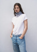 MANGO CHALS 17091515-01 MANGO WOMEN T-SHIRT SHORT SLEEVE-1