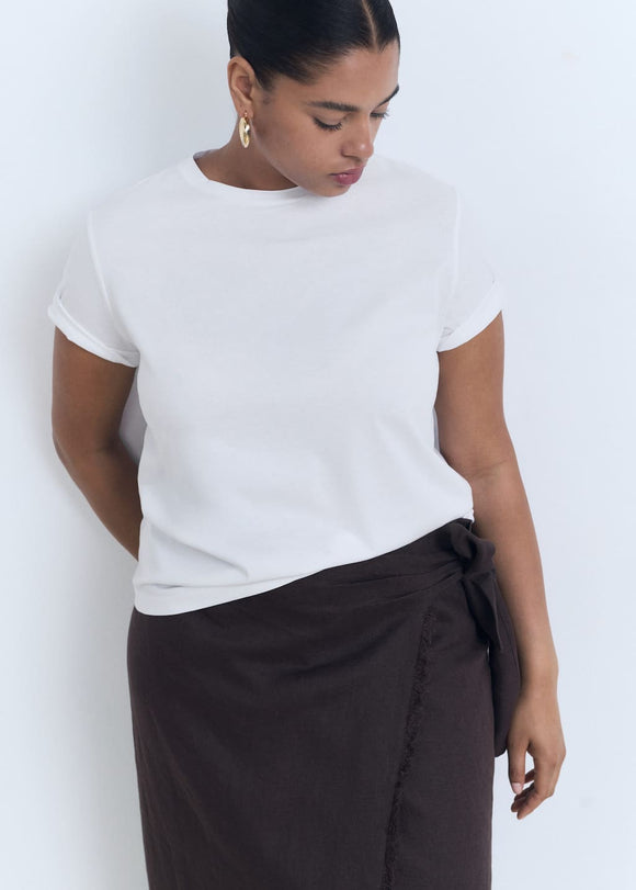 MANGO CHALS 17091515-01 MANGO WOMEN T-SHIRT SHORT SLEEVE