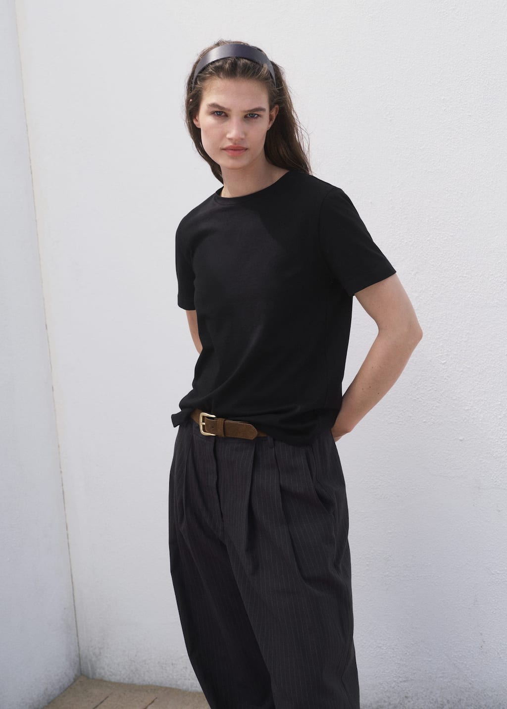 MANGO CHALS 17091515-99 MANGO WOMEN T-SHIRT SHORT SLEEVE