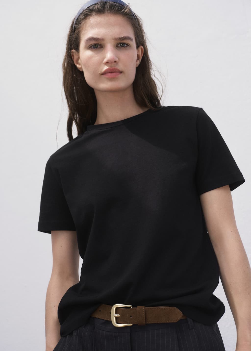 MANGO CHALS 17091515-99 MANGO WOMEN T-SHIRT SHORT SLEEVE