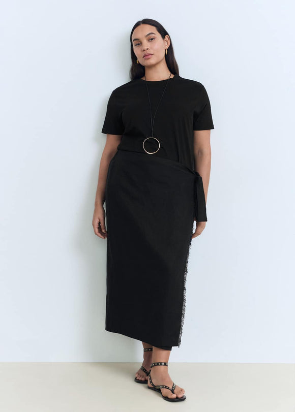 MANGO CHALS 17091515-99 MANGO WOMEN T-SHIRT SHORT SLEEVE