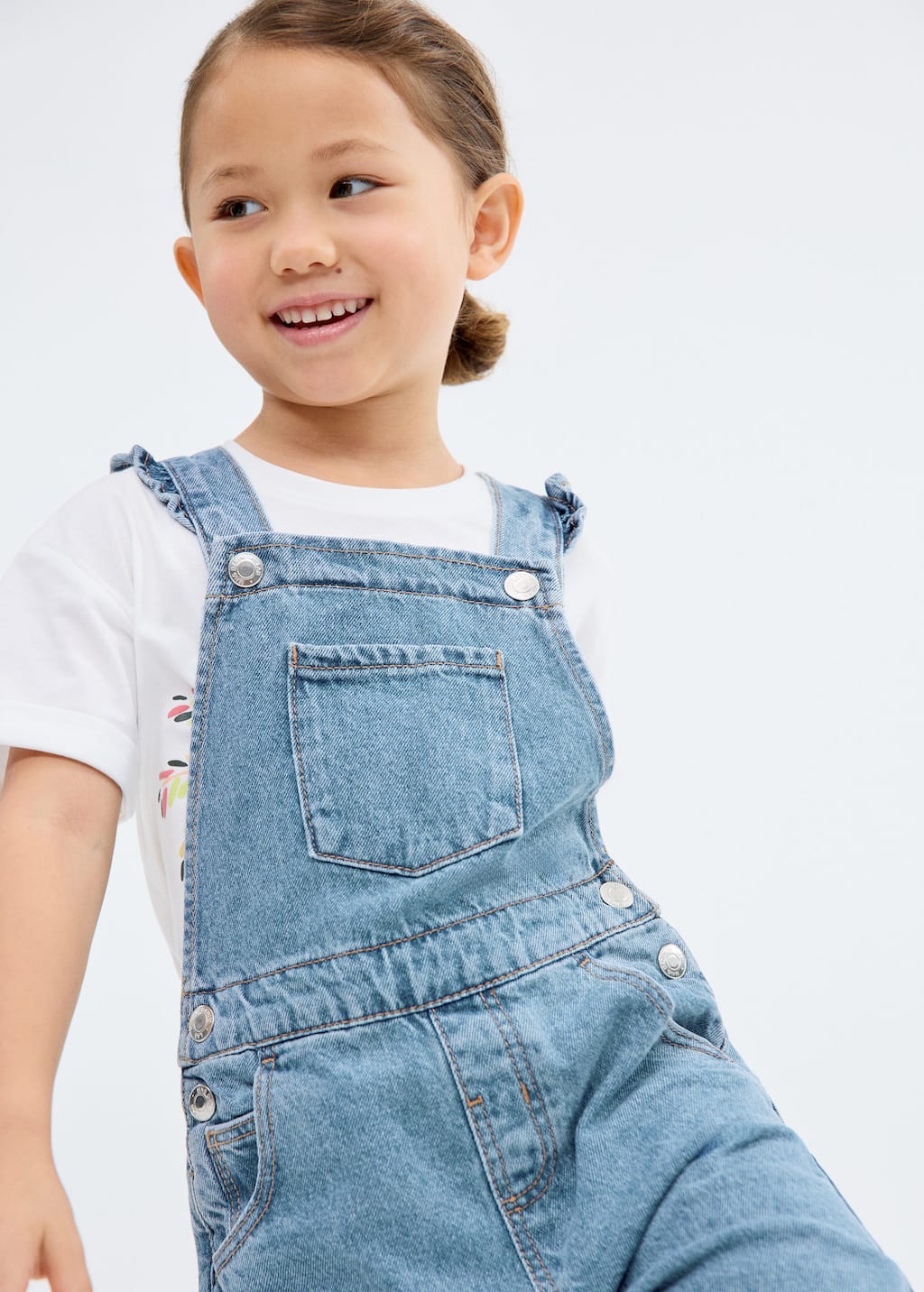 MANGO EMILLE 17091517-TM MANGO KIDS BABY GIRL DUNGAREE