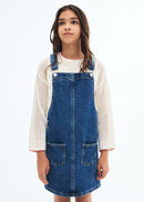 MANGO PAULA1 17092534-TO MANGO KIDS GIRL DUNGAREE-1