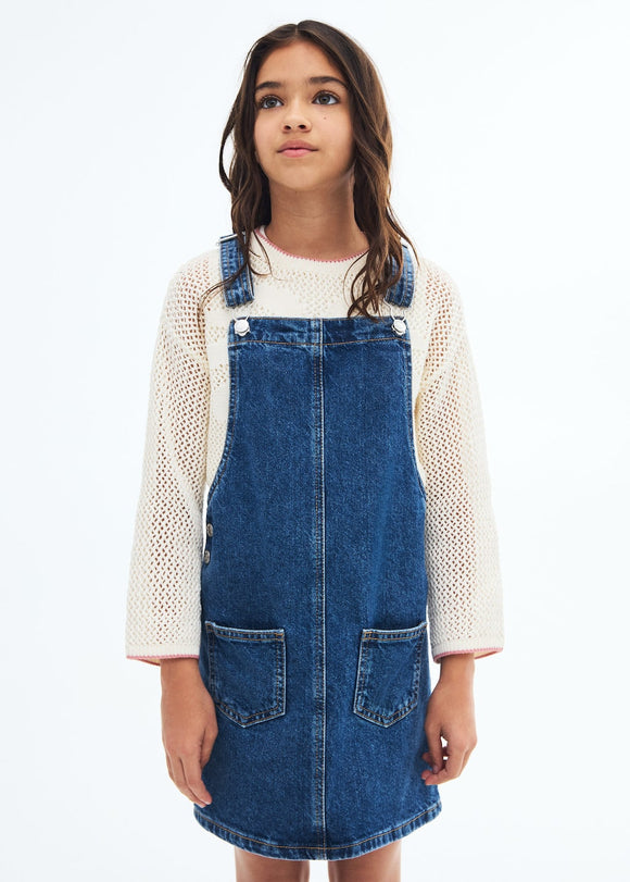 MANGO PAULA1 17092534-TO MANGO KIDS GIRL DUNGAREE