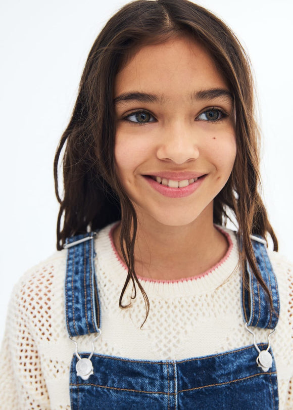 MANGO PAULA1 17092534-TO MANGO KIDS GIRL DUNGAREE