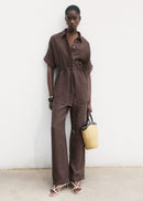 MANGO SAFARI-A 17092535-32 MANGO WOMEN SHIRT SHORT SLEEVE-2