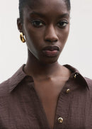 MANGO SAFARI-A 17092535-32 MANGO WOMEN SHIRT SHORT SLEEVE-4