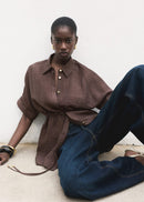 MANGO SAFARI-A 17092535-32 MANGO WOMEN SHIRT SHORT SLEEVE-5