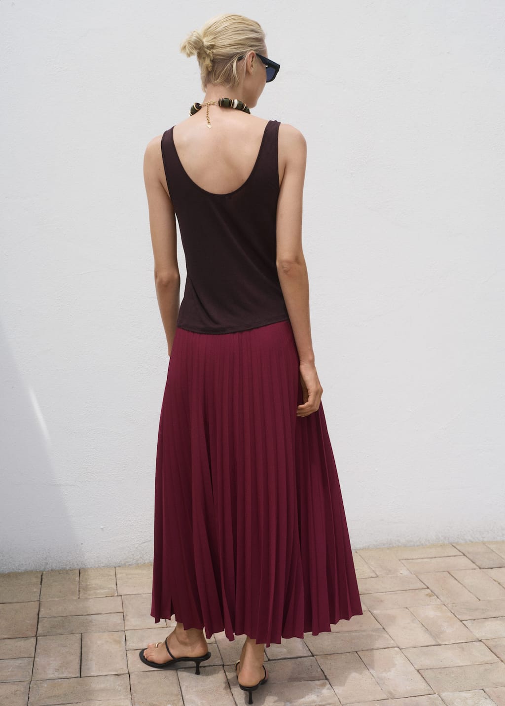MANGO CALDERA-A 17092539-78 MANGO WOMEN SKIRT