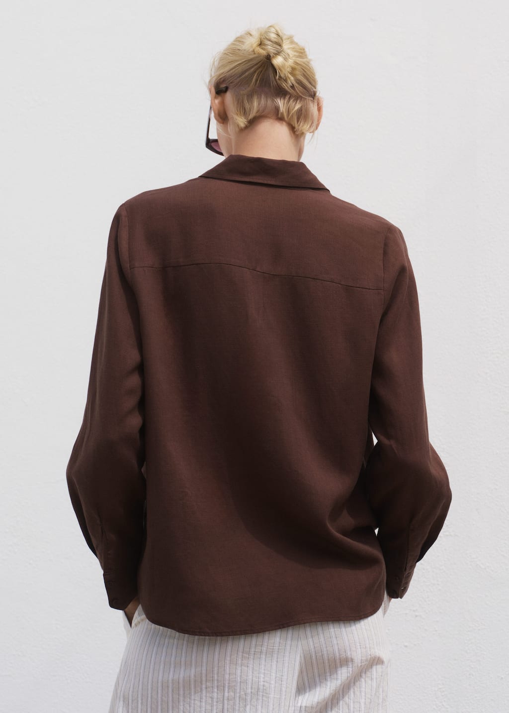 MANGO LINO 17092548-32 MANGO WOMEN SHIRT LONG SLEEVE