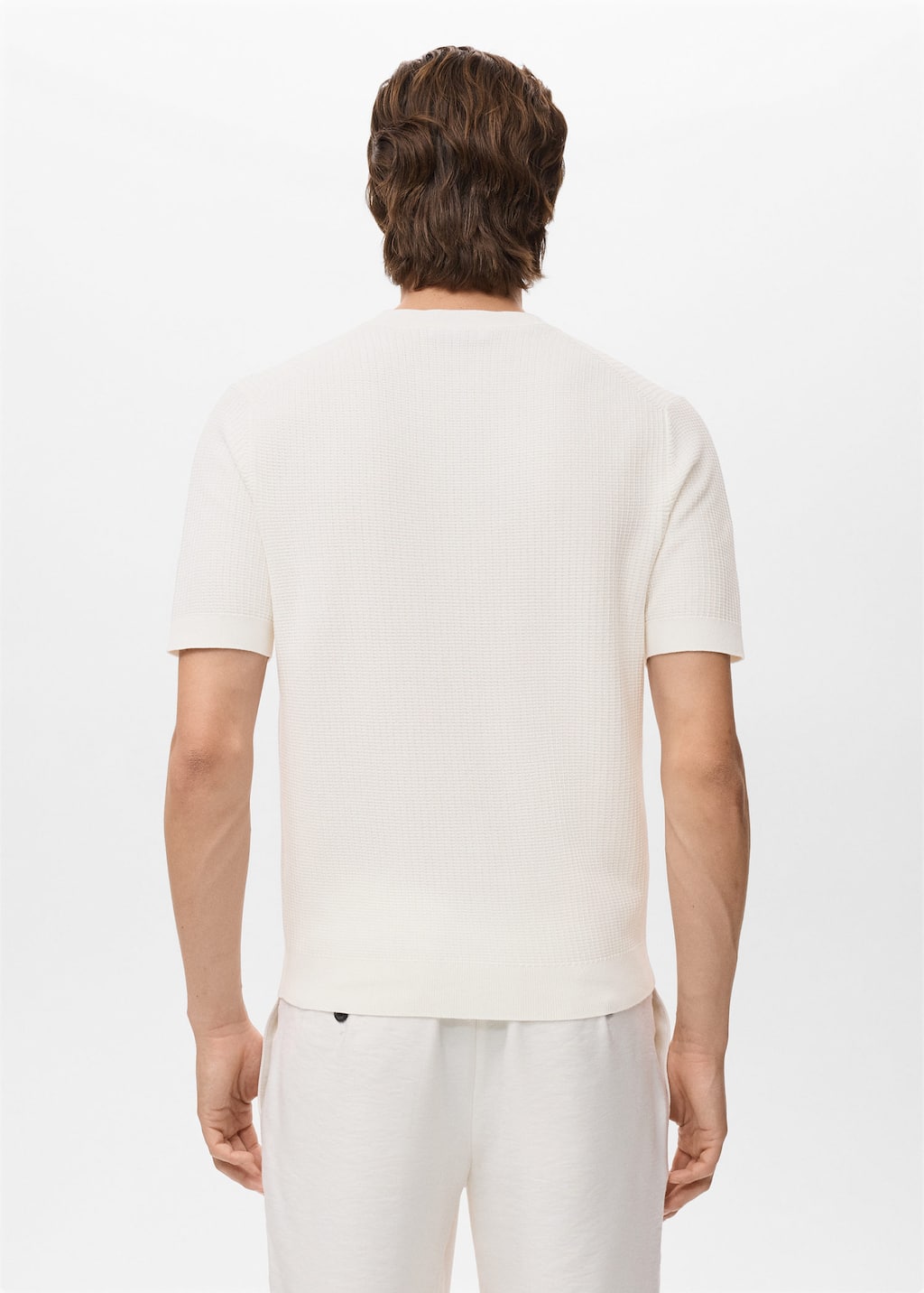 MANGO FLUID 17092904-02 MANGO MAN T-SHIRT SHORT SLEEVE