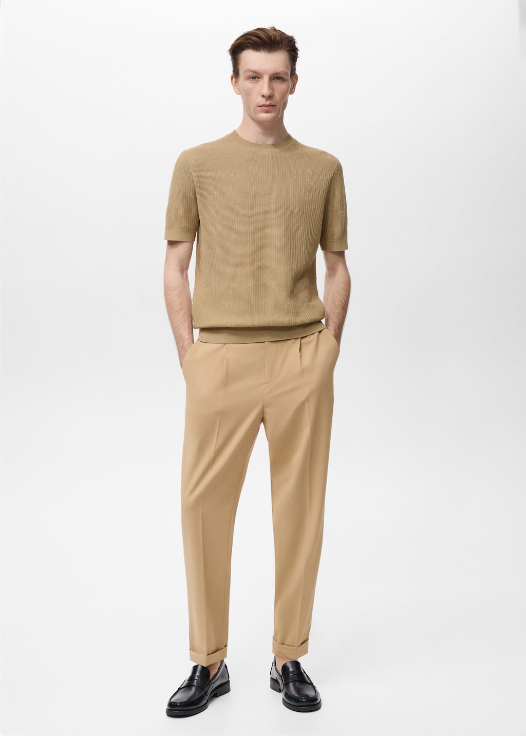 MANGO FLUID 17092904-08 MANGO MAN T-SHIRT SHORT SLEEVE