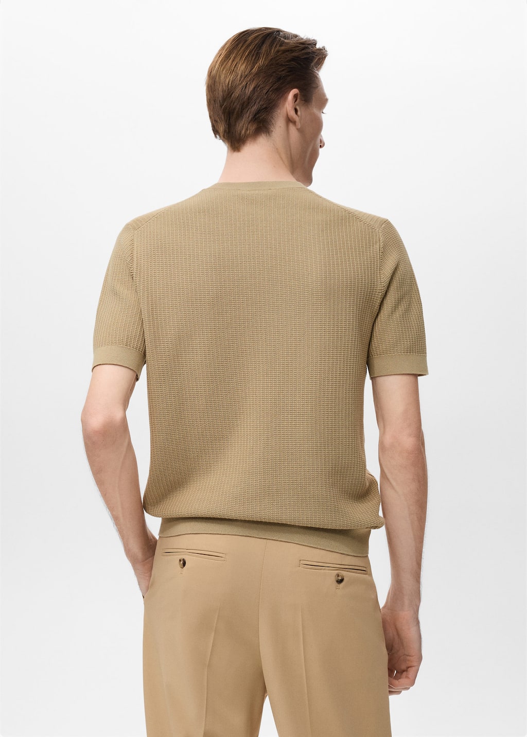 MANGO FLUID 17092904-08 MANGO MAN T-SHIRT SHORT SLEEVE