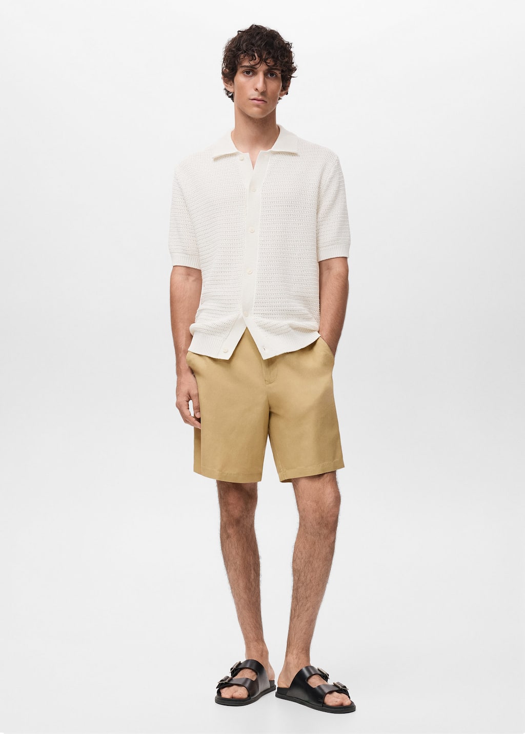 MANGO SPLASH 17092905-02 MANGO MAN SHIRT SHORT SLEEVE