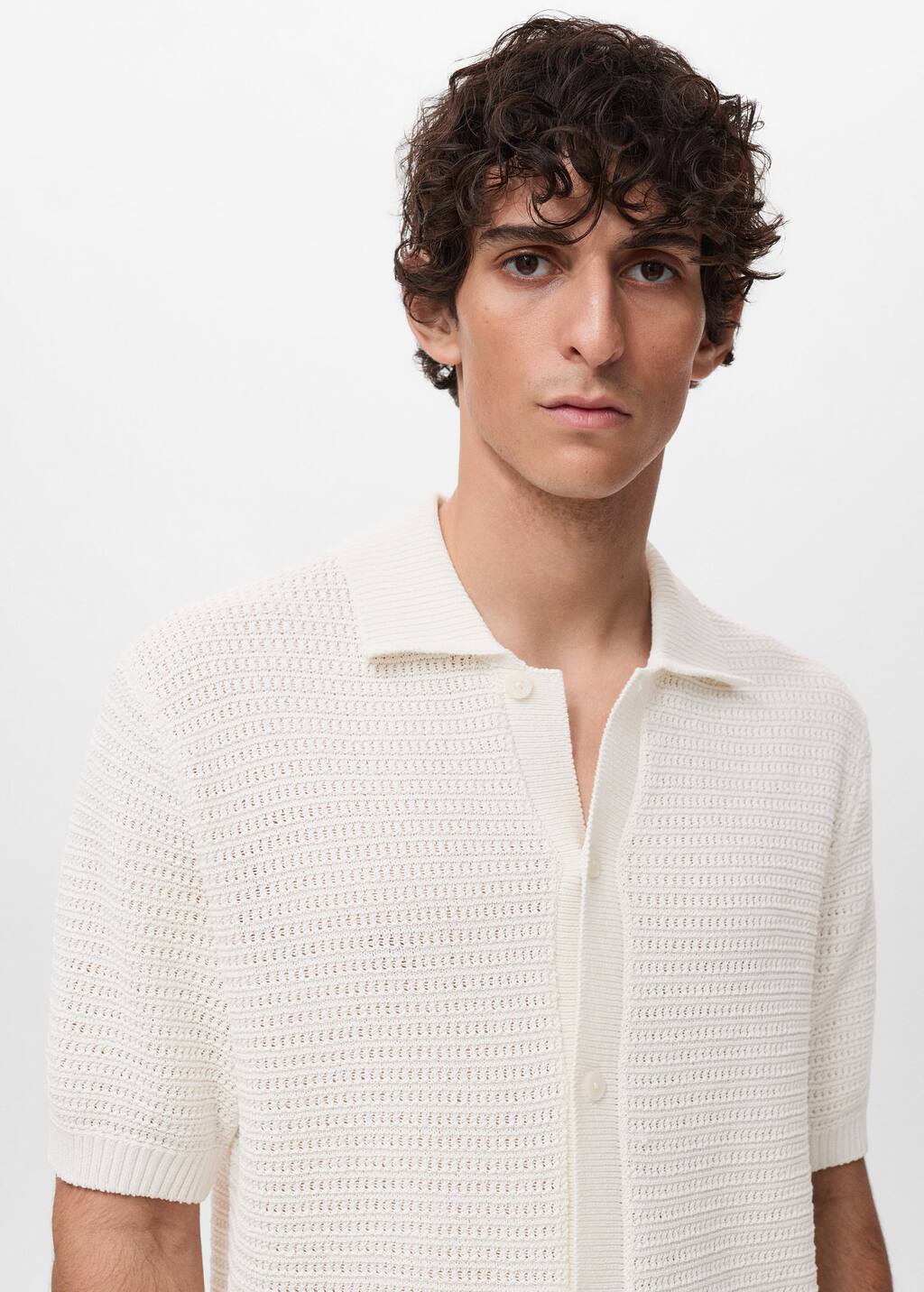 MANGO SPLASH 17092905-02 MANGO MAN SHIRT SHORT SLEEVE