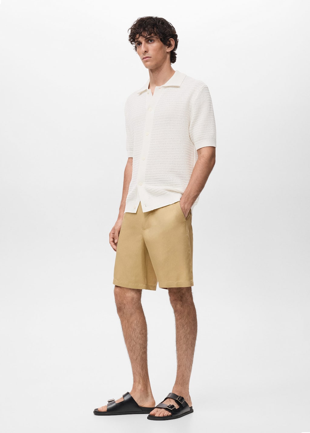 MANGO SPLASH 17092905-02 MANGO MAN SHIRT SHORT SLEEVE