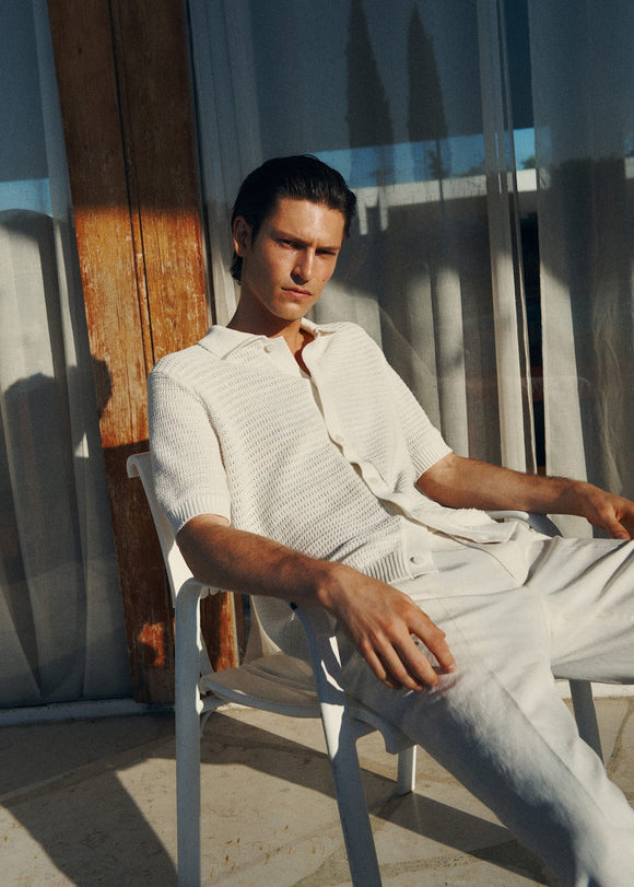 MANGO SPLASH 17092905-02 MANGO MAN SHIRT SHORT SLEEVE