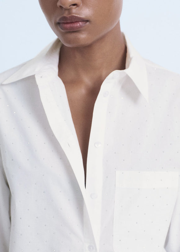 MANGO FAB 17092929-02 MANGO WOMEN SHIRT LONG SLEEVE