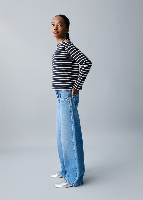 MANGO CUTOUTR 17093281-56 MANGO KIDS GIRL T-SHIRT SHORT SLEEVE