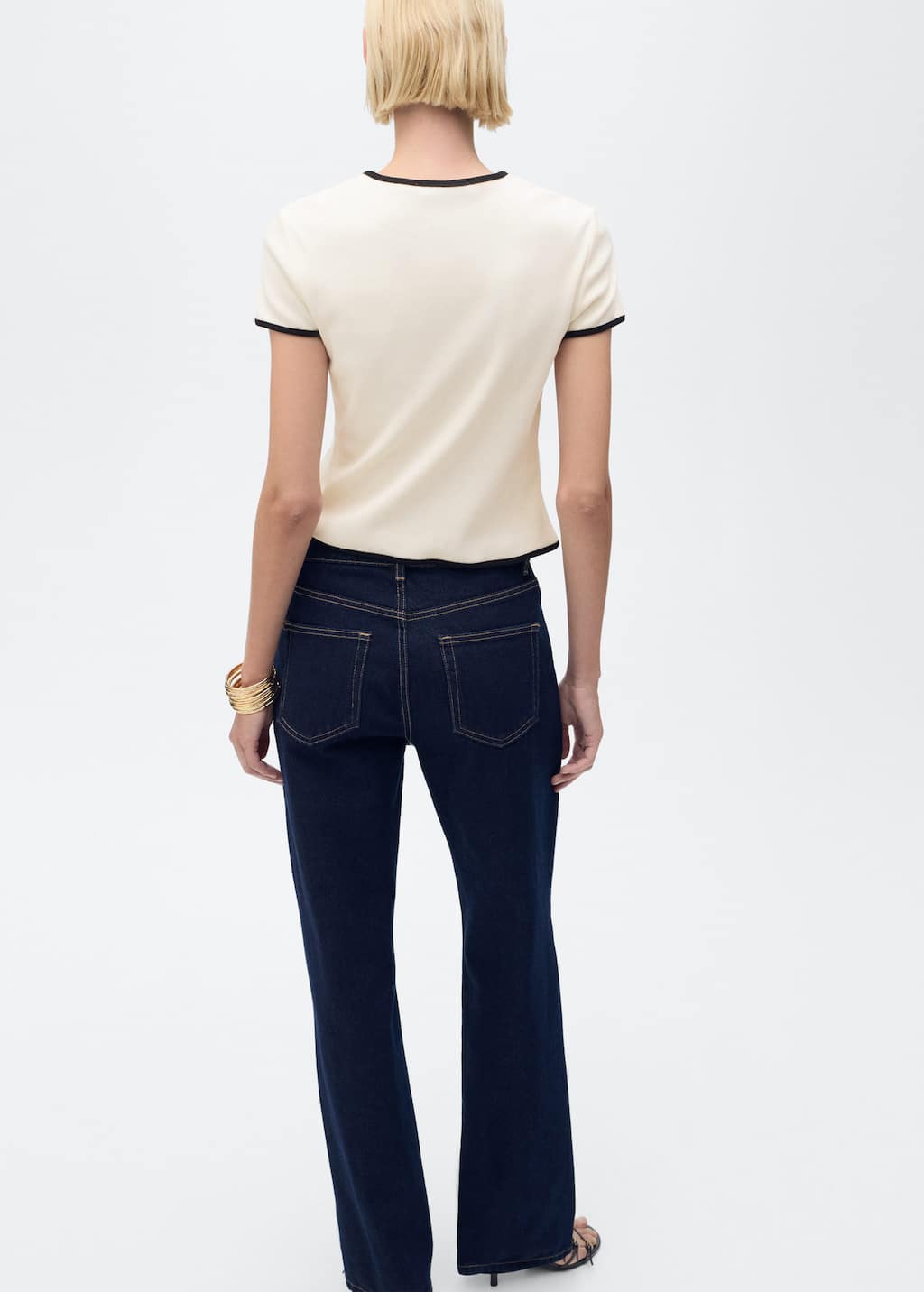 MANGO PORTBI 17094083-05 MANGO WOMEN T-SHIRT SHORT SLEEVE