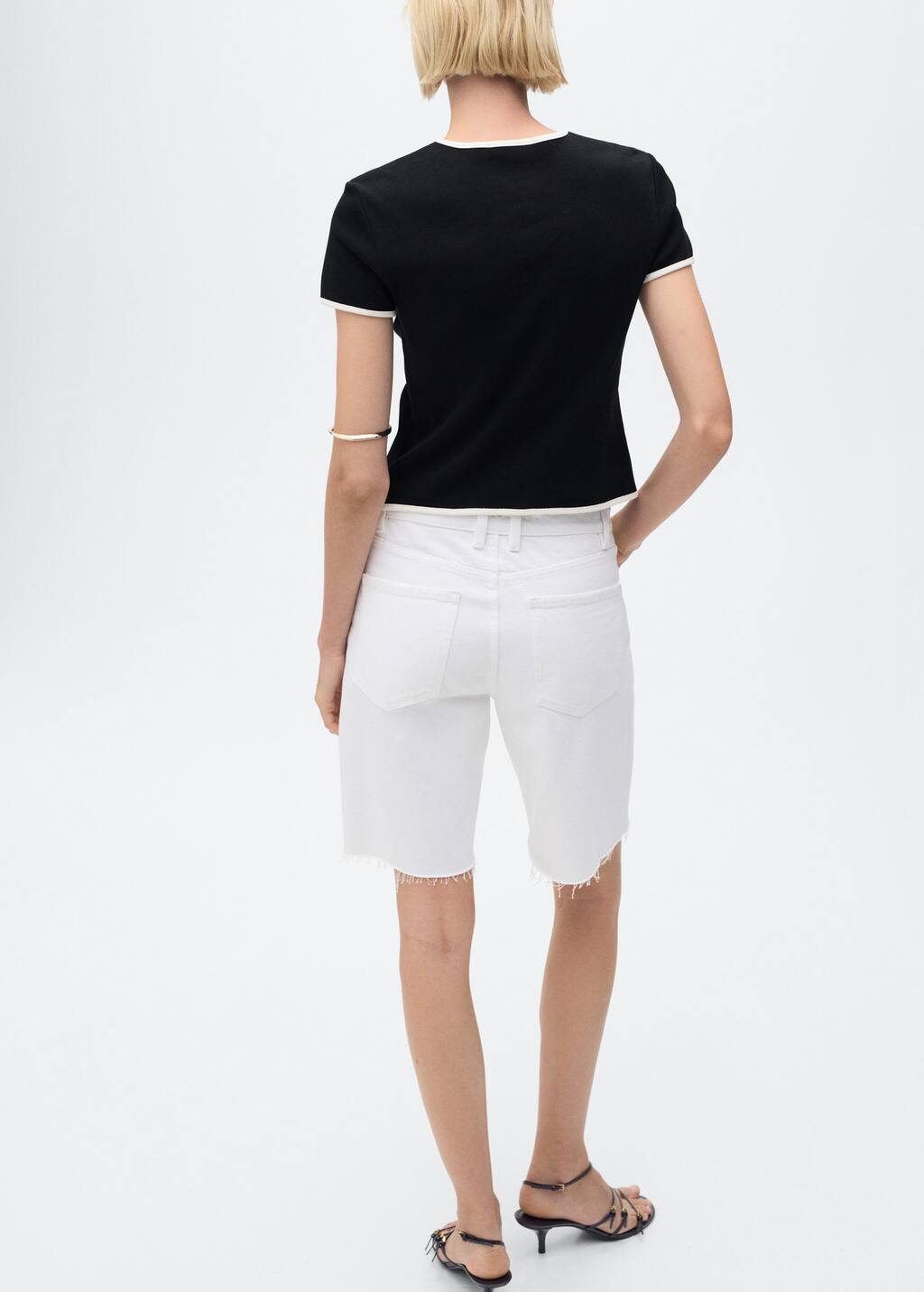 MANGO PORTBI 17094083-99 MANGO WOMEN T-SHIRT SHORT SLEEVE