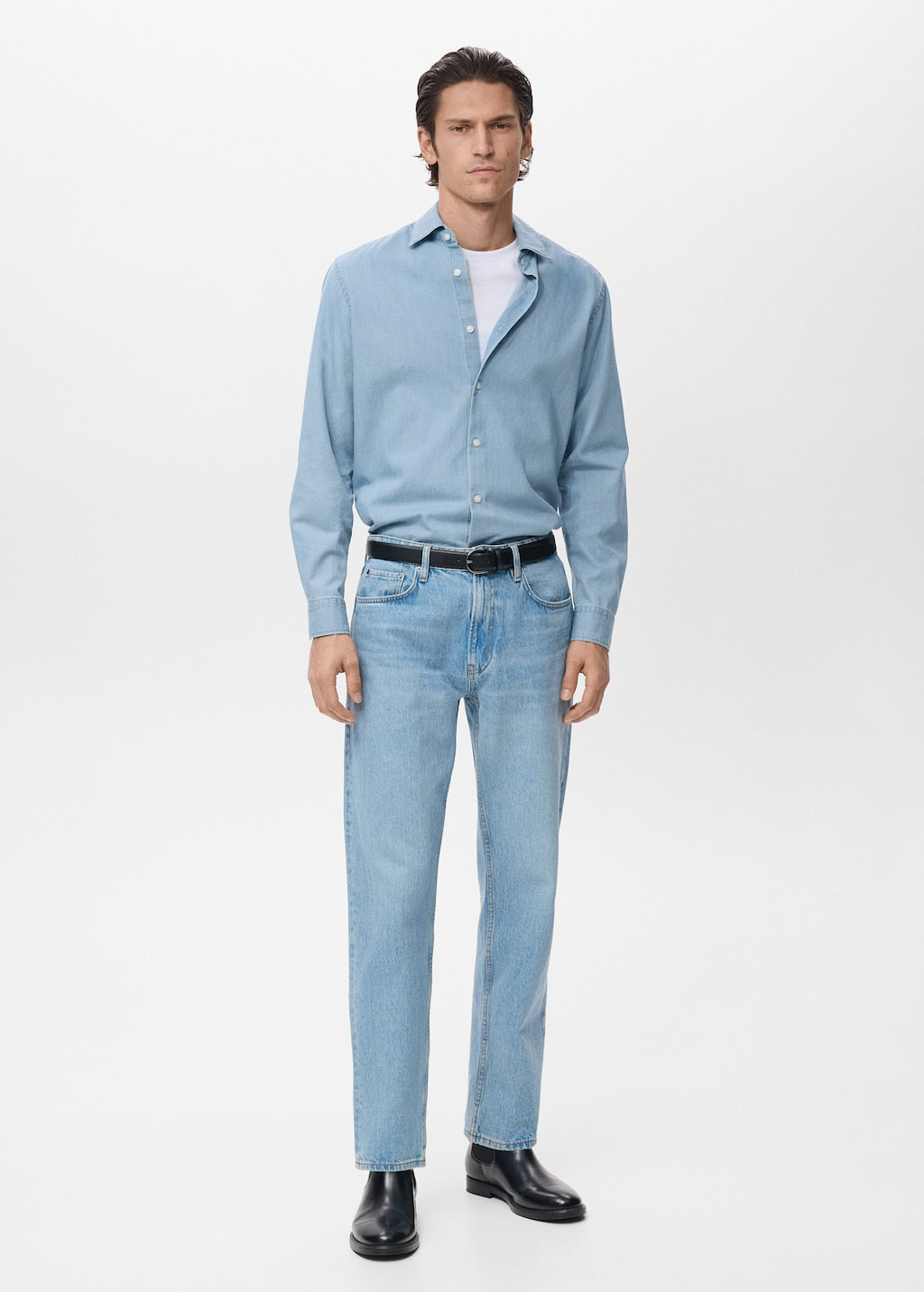 MANGO CHAMBRE 17095149-TC MANGO MAN SHIRT LONG SLEEVE