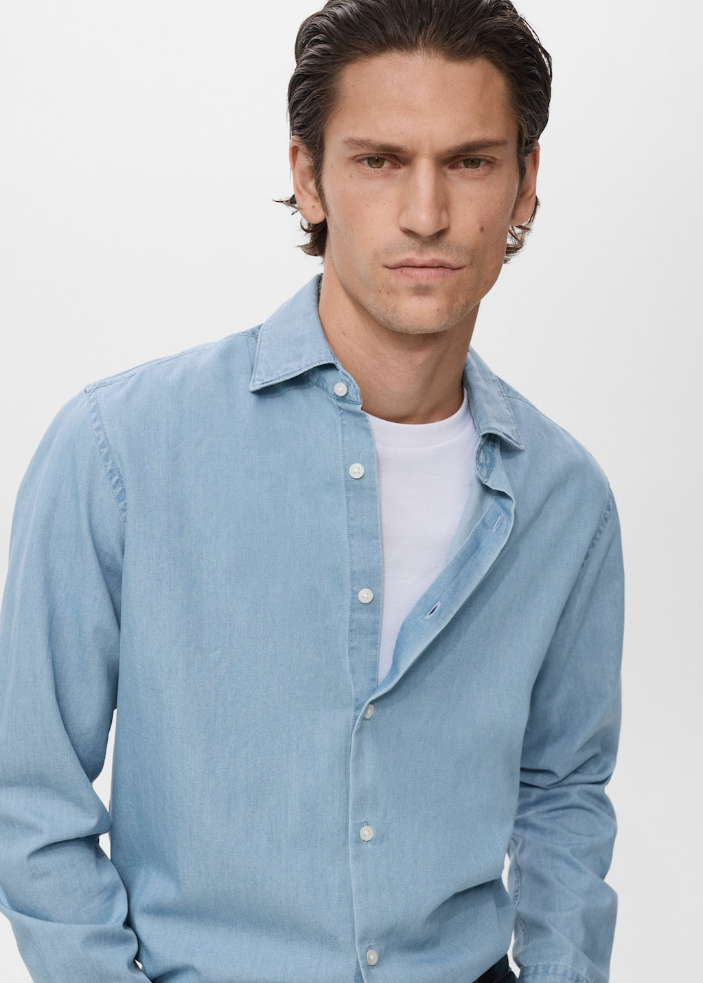 MANGO CHAMBRE 17095149-TC MANGO MAN SHIRT LONG SLEEVE