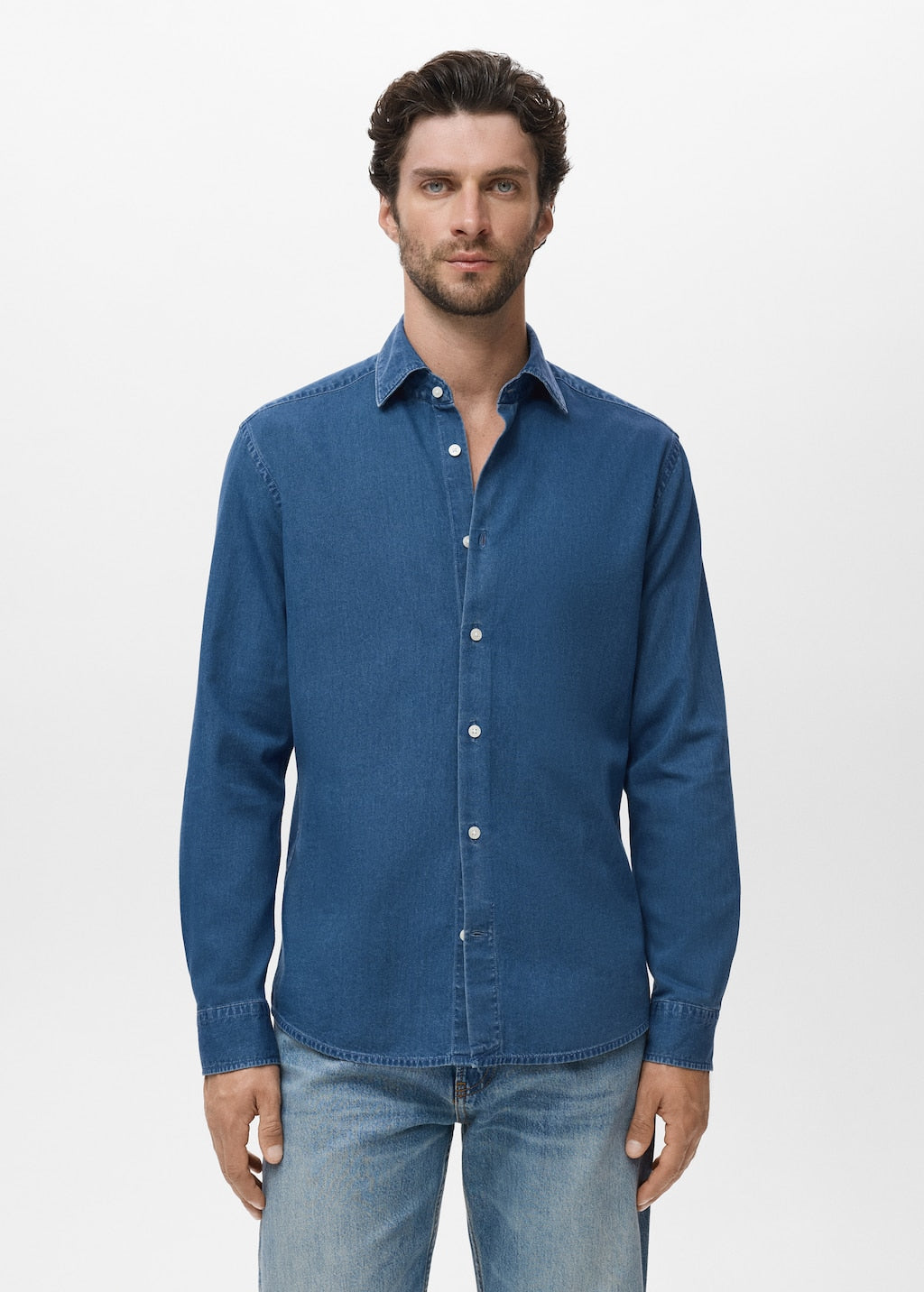 MANGO CHAMBRE 17095149-TM MANGO MAN SHIRT LONG SLEEVE