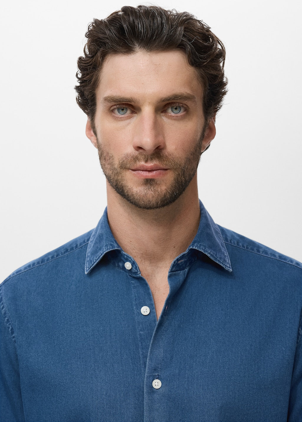 MANGO CHAMBRE 17095149-TM MANGO MAN SHIRT LONG SLEEVE