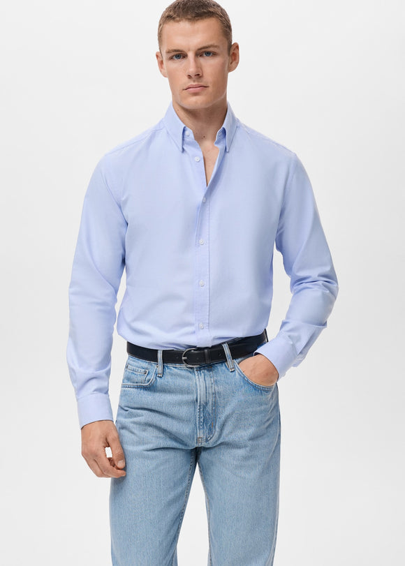 MANGO OXFORDF 17095156-50 MANGO MAN SHIRT SHORT SLEEVE
