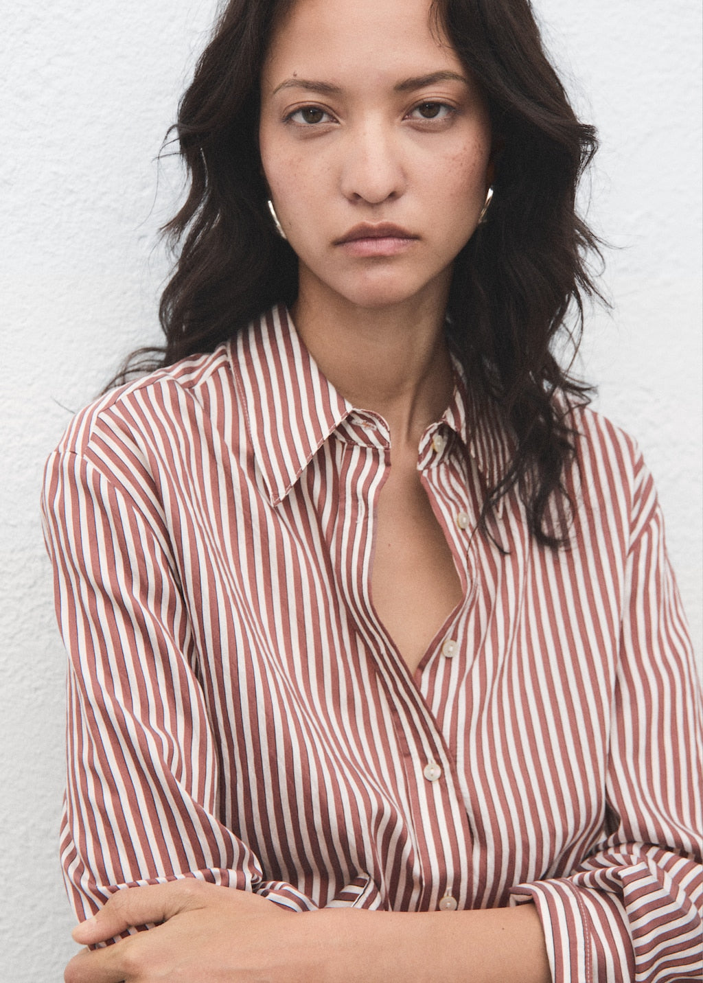 MANGO ZAHA 17095802-30 MANGO WOMEN SHIRT LONG SLEEVE