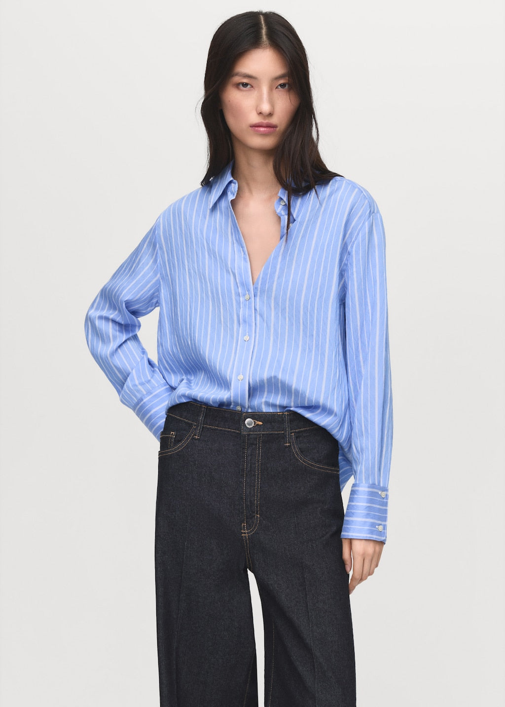 MANGO ZAHA 17096001-52 MANGO WOMEN SHIRT LONG SLEEVE